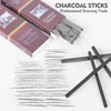 10PCS Charcoal Sticks, 5-7mm Black Willow Charcoal, Drawing Tools Charcoal