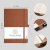RETTACY Notebook A5 Hardcover, Lined, Pack of 2 - Thick