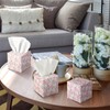 Fourluoo 12 Pack Valentine's Day Facial Tissues Cube Boxes Face
