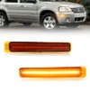 OFFKAT 2X Amber Lens Full LED Front Side Marker Lights