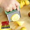 HNYYZL Crinkle Cutter,Wavy Crinkle Cutter Stainless Steel 2 PCS,Wavy Knife,Cutting