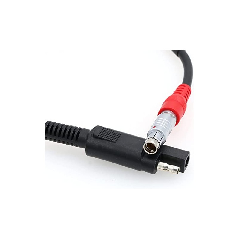 SAE 2-pin to 5-pin Male GPS Power Cable for Topcon