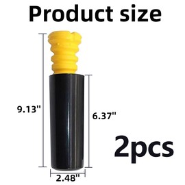 Shock Absorber Dust Cover Set, Rear Shock Absorber, Shock Absorber Rear 33506773628 for 1 Series E81, 1 Series Cabriolet E88, 1 Series Coupe E82, 3 Series E90, 3 Series Coupe E92