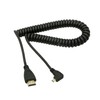 CERRXIAN HDMI Male to Micro HDMI Cable Left Angle HDMI