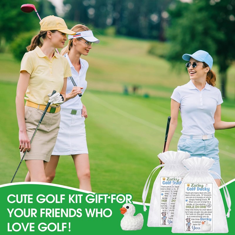 Blueweenly 72 Pcs Golf Party Favors Lucky Ducks with Card
