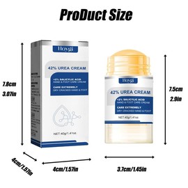 42% Urea Cream, 2 Counts/set Moisturizing Foot Cream, Foot Care Cream, Hand Care Cream, Foot Moisturizing Stick, Heel Stick for Cracked Feet