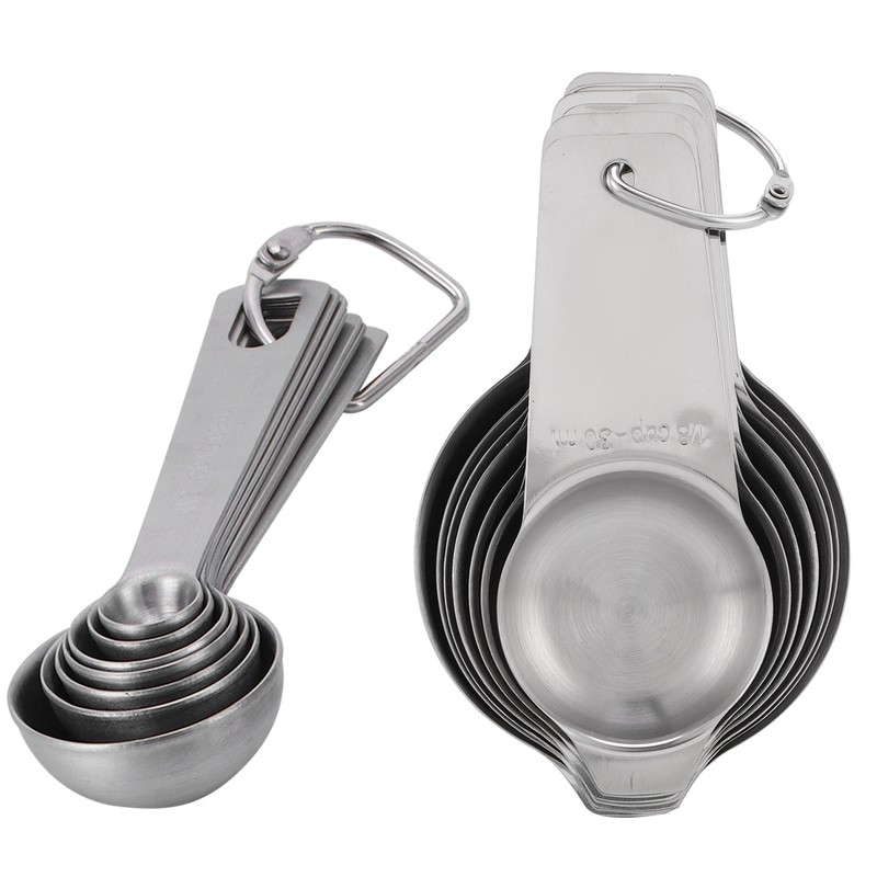 14Pcs/Set Measuring Cups Spoons Kit with Scales Food Grade Stainless