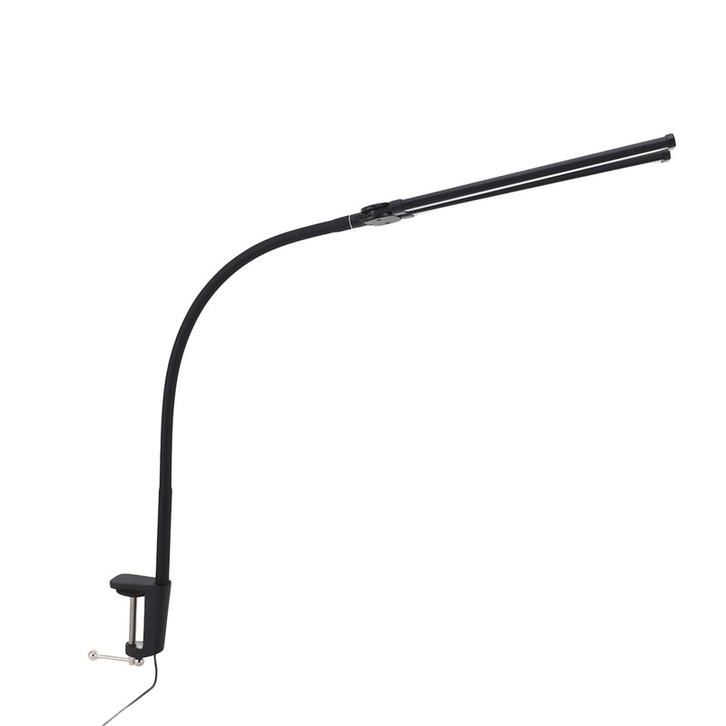 Double Head LED Desk Lamp 3 Colors Stepless Dimmable Flexible