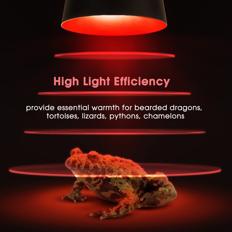 Briignite G9 Infrared Heat Lamp Bulbs for Reptile, Mini Reptile