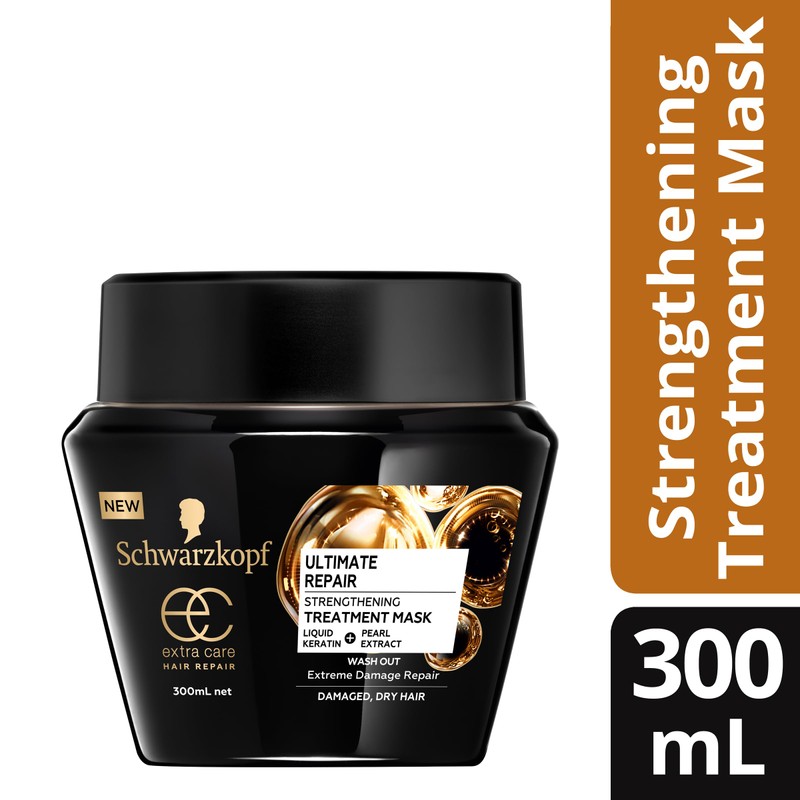 Schwarzkopf Extra Care Ultimate Repair Strengthening Treatment, Hair Repair Mask,