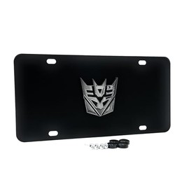 Black Metal Plate Compatible with Decepticon Badge