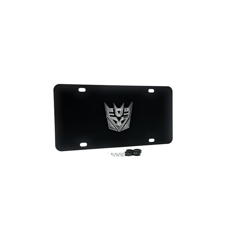 Black Metal Plate Compatible with Decepticon Badge