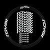 Rapid CLX Wheel Rim Sticker Set White Gloss Vinyl Sticker
