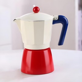 Drieamboat Moka Pot, Stovetop Espresso Maker Mini Italian Coffee Maker,Manual Cuban Coffee Percolator Machine Greca Coffee Maker for Cappuccino or Latte (300 ml/10 oz)