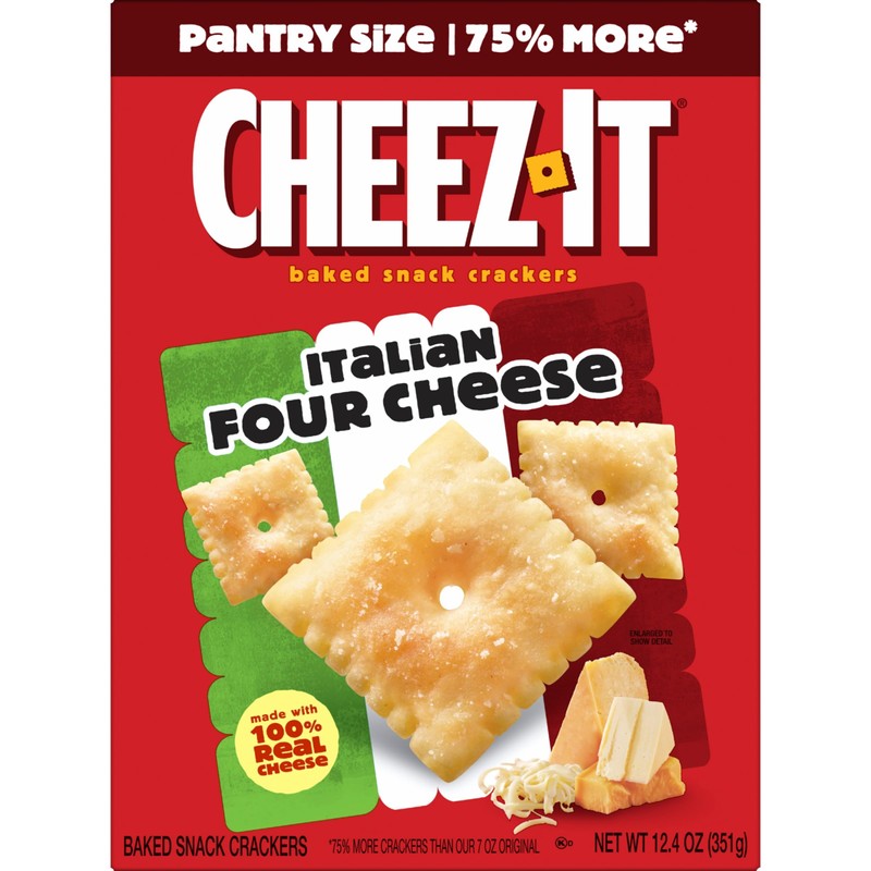 Cheez-It Cheese Crackers, Baked Snack Crackers, Office and Kids Snacks,