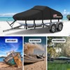 Boat Cover 20-22 ft Waterproof Boat Covers Fits Bass, V-Hull