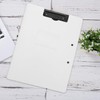 HAPINARY Dual Clip A4 Folderboard Plastic Clipboard for Office School