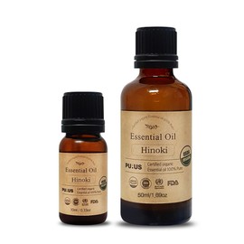 100% Pure Pure Organic Hinoki (Cypress) Essential Oil 50ML / 100%퓨어 퓨어스 유기농 히노키(편백나무) 에센셜 오일 50ML