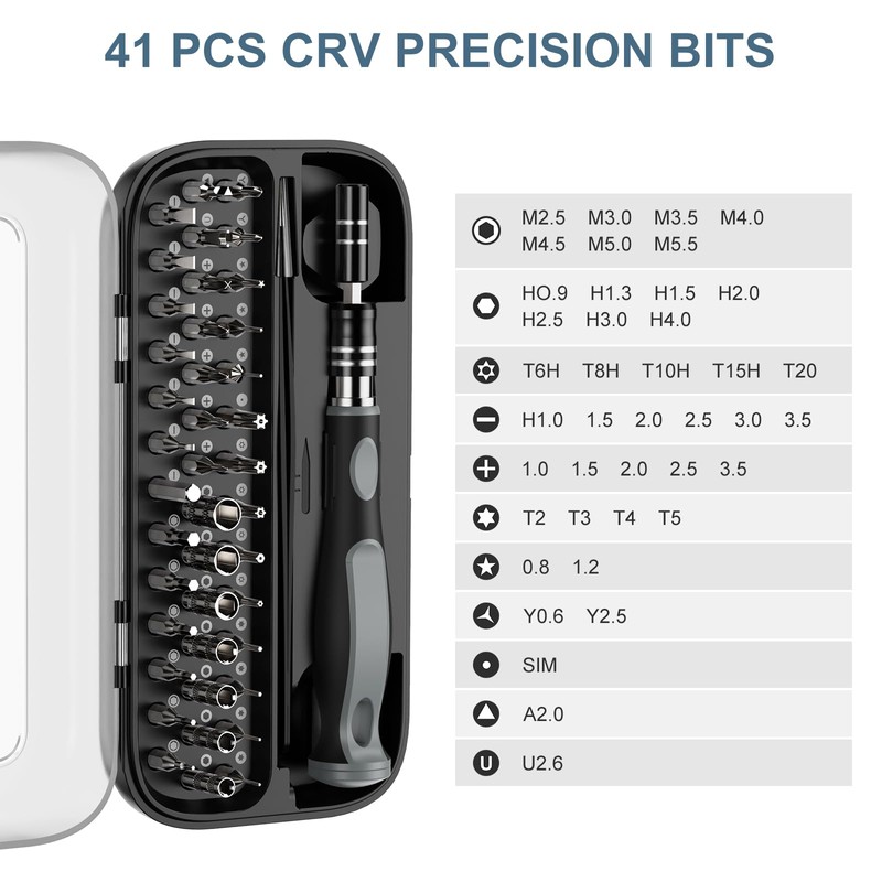 Ankilo Latest Precision Screwdriver Set 48 in 1 with 41