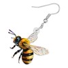 TIZURO Acrylic Cute Bumble Bee Earrings Spring Summer Bug Insects