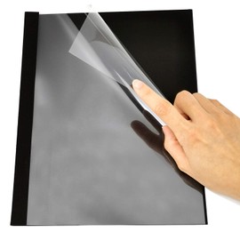 RAYSON TBC2-25-BK Thermal Binding Covers, 1/16 Inch, Black, Letter Size Holds 15 Sheets, 25 Pack