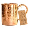 Mug Handcrafted of Pure THICK Copper - Timeless Hammered Finish