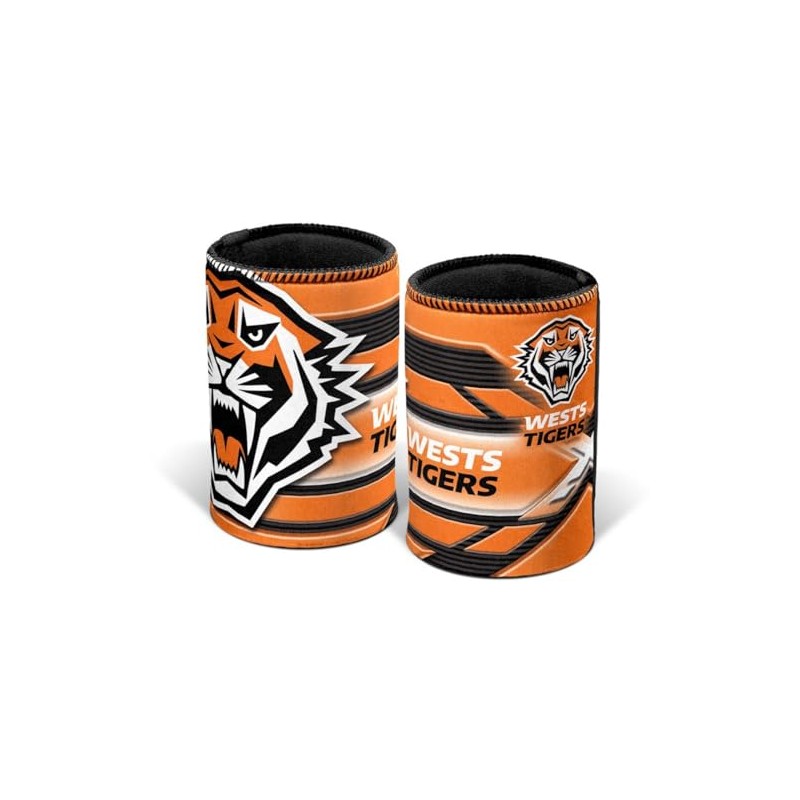 Wests Tigers NRL Rugby Logo Can Cooler
