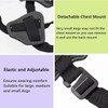Dog Camera Mounts for Gopro,Soft and Adjustable Dog Harness Vest