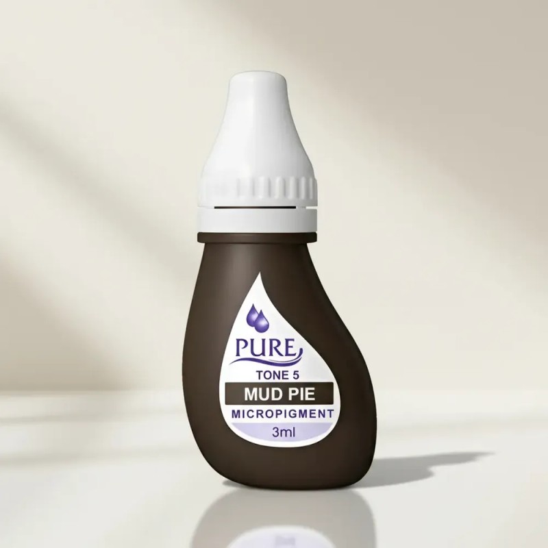 Pigmento Microblading Cejas Marrón Oscuro Mud Pie 3ml Biotouch