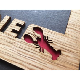 Maine State Picture Frame - 5x7 Frame Holds 4x6 Photo