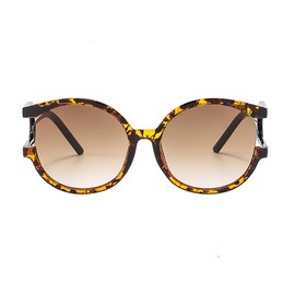 Azoxus Trendy Oversized Sunglasses For Women Men Vintage Large Round Sun Glasses Fashion Designer Eyeglasses Tortoise Shell Frame Brown Lens