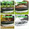 7x10 Ft Oval Pool Cover - Heavy Duty Solar Rectangular