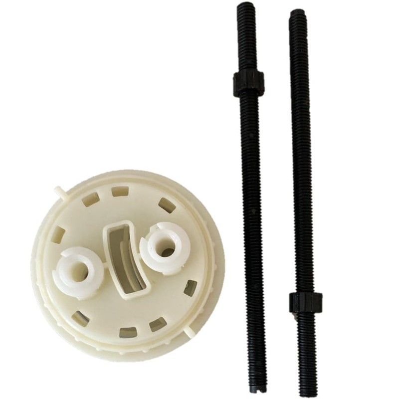 Toilet Tank Lid Chromed Dual Flush Top Button 48 mm