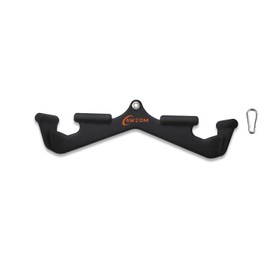 AWNOM LAT Pulldown Attachments for Cable Machines, Cable Machine Attachments for Home Gym T Bar V Bar LAT Pulldown Machines Attachments, Back Tricep Bar Strength Training Handle Grip(23in)