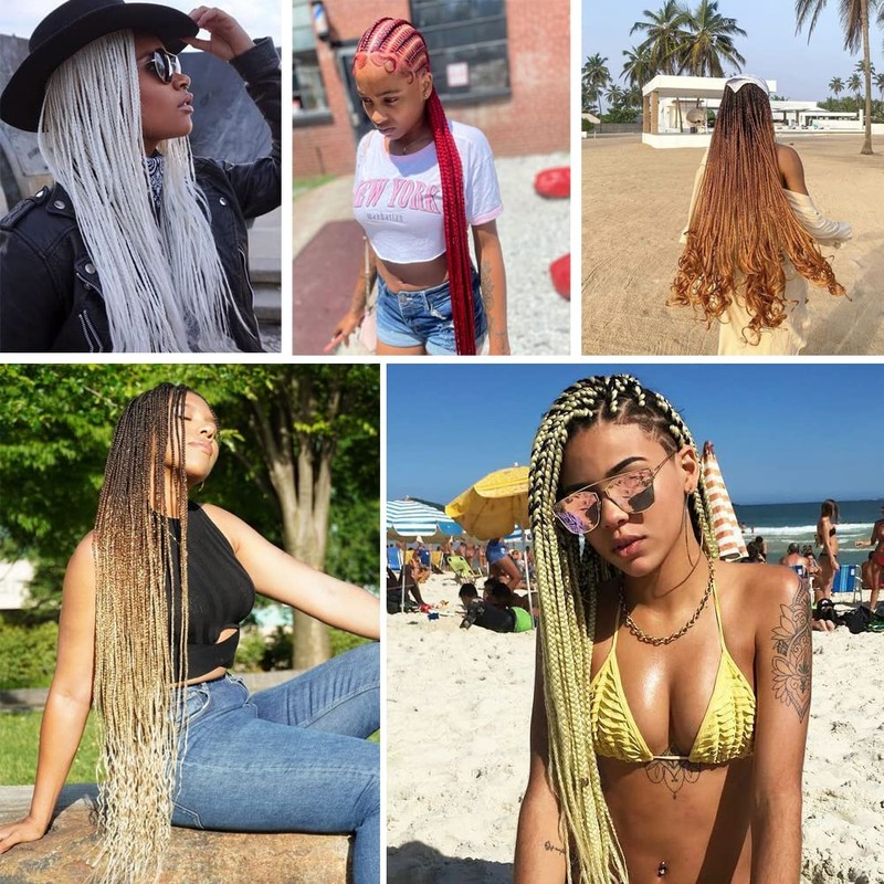 Ombre Braiding Hair Crochet Braids Hair 24 Inch 6Pcs/lot 2