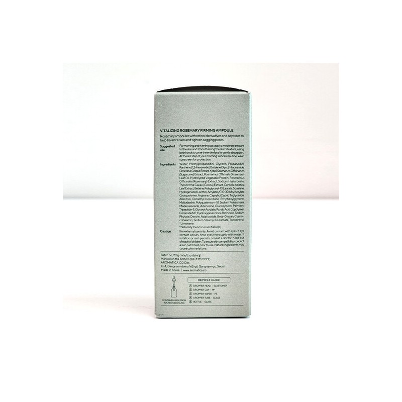 Aromatica Vitalizing Rosemary Elasticity Ampoule 30ml / 아로마티카 바이탈라이징 로즈마리