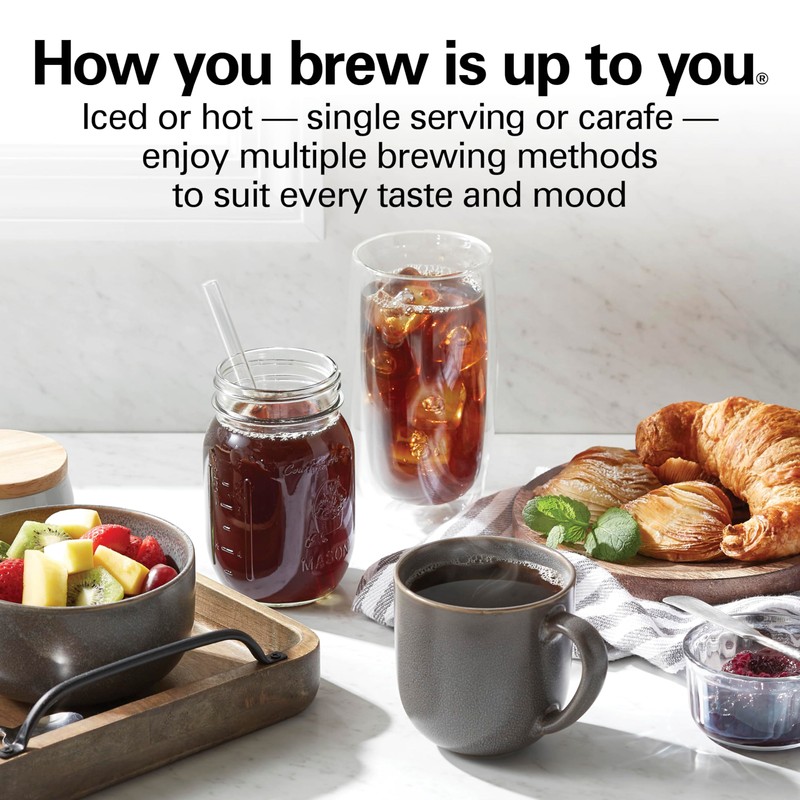 Hamilton Beach FlexBrew Advanced 5-in-1 Programmable 12 Cup Drip and