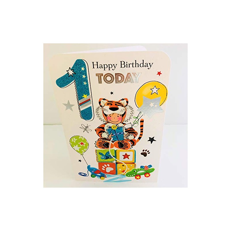 Boys 1st Birthday Card