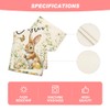 Bunny Rabbit Butterfly Eggs Flowers Easter Table Runner, Seasonal Spring