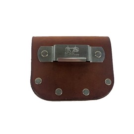 Leather Tape Measure Holder (Dark Brown)