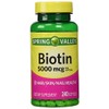 Spring Valley - Biotin 5000 mcg, 240 Softgels