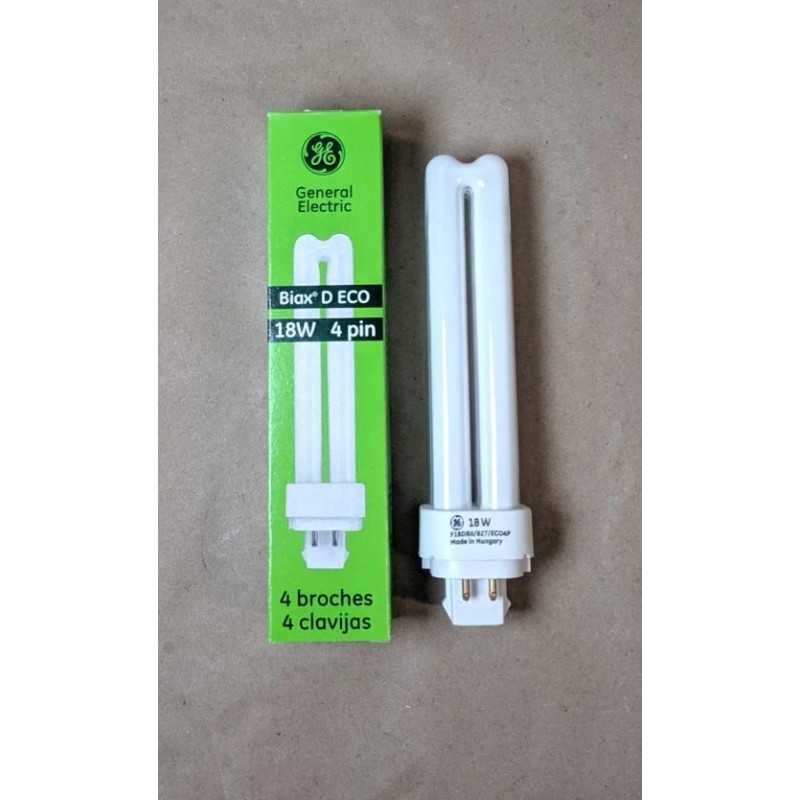 GE !7PK! GE Biax D ECO Compact Fluorescent Lamp 18W