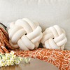 VBGYA Knot Ball Pillow, Round Decorative Throw Pillows Cushion, 11