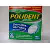 Polident Overnight Whitening Dent Cl Tab 10X4