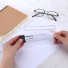 3 Pack 6 Inch Ruler Set Plastic Straight Ruler Transparent