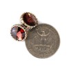 Craftisum Decorative Red Rhinestone Resin Sewing Shank Buttons 50 pcs