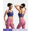VFUS Adjustable High Impact Sports Bras for Women Zip Front