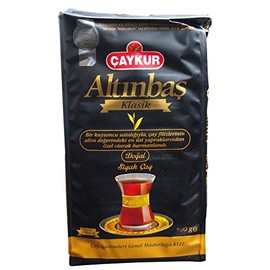 3 x 500 g Caykur Altinbas Tea – Black Loose Turkish Tea + Oriental Fine Food Nazar Keyring