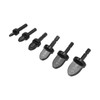 6Pcs Tube Expander Set Hex Handle Pipe Swaging Drill Bit