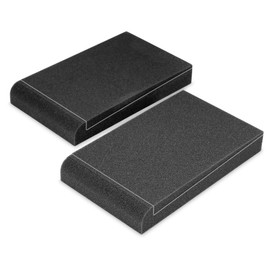 Pronomic ISO-Stand 5 Studio Monitor Absorber Plate 5 Inches (Insulation Wedge, Incline Adjuster, 2 Components, 5 Different Tilt Angles, Dimensions: 4 x 17 x 29.5 cm) Anthracite